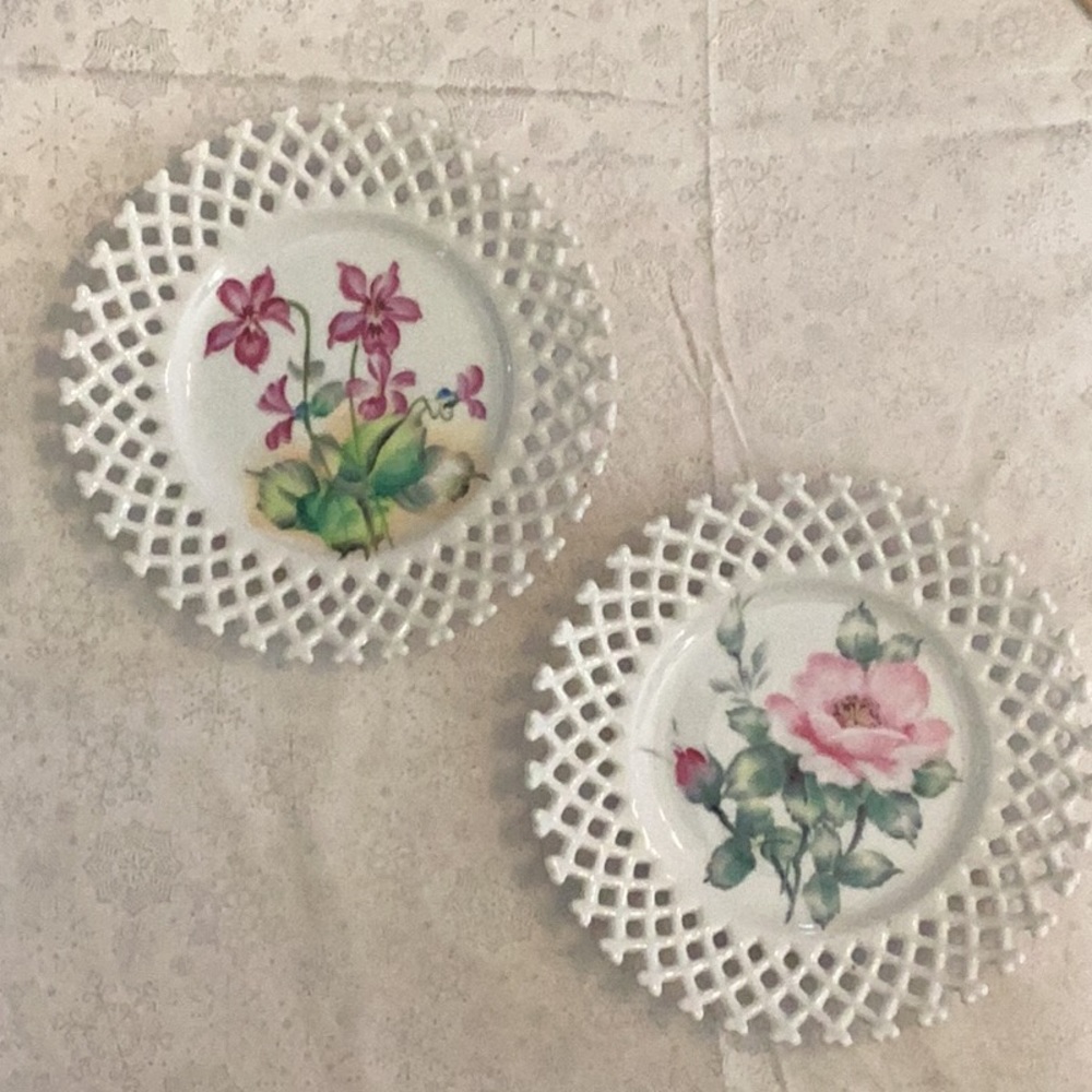 Pair of China plates